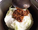 丸ごとキャベツのミートソース煮込み作り方2写真