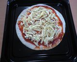 お一人料理　ピザ作り方3写真