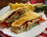 Saladchicken sand作り方7写真