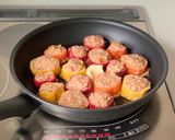 お弁当にも【ピーマンの肉詰め】ソース不要作り方6写真