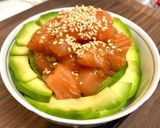 5分で完成！絶品サーモン＆アボカド丼！作り方5写真
