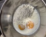 ふわふわバナナ風味パンケーキ作り方3写真