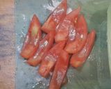 パパッと夕食 肉巻きトマト、ソテー作り方4写真