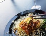 挽き肉.春雨.春巻の皮で作るミルフィーユ作り方8写真
