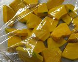 優しい甘さ**かぼちゃアンパン**作り方3写真