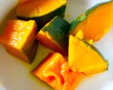 南瓜の煮物をリメイク♪かぼちゃ豆乳プリン作り方1写真