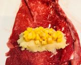 ＊マッシュポテトとコーンの牛肉巻き＊作り方3写真