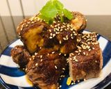 ＊マッシュポテトとコーンの牛肉巻き＊作り方8写真