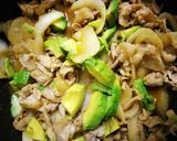 アボカドと豚肉のクリーミー生姜焼き作り方5写真