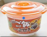 100均レンジで炊飯容器で袋ラーメンも!作り方1写真