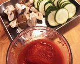 簡単☆ズッキーニと鶏肉のトマト煮作り方1写真