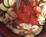簡単☆ズッキーニと鶏肉のトマト煮作り方4写真