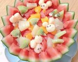 フルーツポンチ　豆腐白玉　ミルクプリン作り方6写真