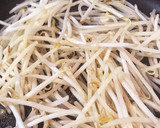 簡単！もやし炒め、青のりかけただけ。作り方2写真