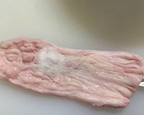 コブクロとシシトウの青のり炒め作り方3写真