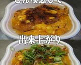美味ドレのパッタイごまテリソースでかつ丼作り方2写真