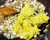キャベツそば飯with黒マー油作り方6写真