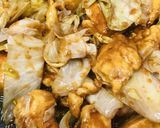 鶏肉とレタスの赤味噌炒め作り方3写真