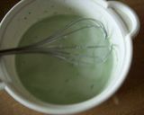 ゼラチンで抹茶みるくプリン作り方2写真