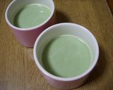 ゼラチンで抹茶みるくプリン作り方3写真