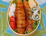 しその葉入りの肉巻きおにぎり作り方10写真