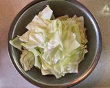 キャベツとひき肉の味噌炒め作り方2写真