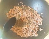キャベツとひき肉の味噌炒め作り方3写真