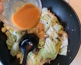 キャベツとひき肉の味噌炒め作り方5写真