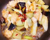 さっぱり♡鶏胸肉と茄子の炒め物作り方6写真