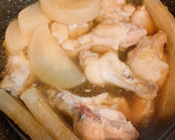 手羽元のお肉ほろほろ♡とり大根作り方4写真