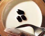 m鍋１つで完成！トロトロ黒豆プリン作り方4写真