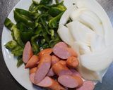 追いケチャップで昔懐かしいナポリタン作り方1写真