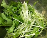 ベビー帆立と水菜のサッと煮作り方2写真