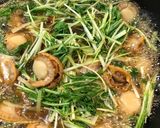 ベビー帆立と水菜のサッと煮作り方5写真