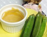 リカちゃん♡おくらの鰻のタレマヨディップ作り方5写真