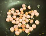 カレー味のパイナップルチャーハン作り方5写真