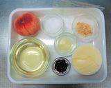 桃のコンポート（ピーチメルバ風）作り方1写真