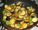 茄子とオクラのチーズ焼き作り方3写真