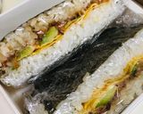 はごろも煮とアボカド☆おにぎらず作り方7写真