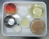 桃入りひんやり水ようかん作り方1写真