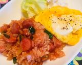 失敗卵もお手伝い★からのケチャップご飯作り方4写真