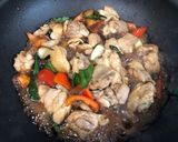 甘口の三杯鶏(中華料理)作り方7写真