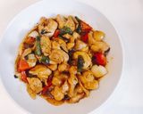 甘口の三杯鶏(中華料理)作り方9写真