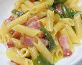 ベーコンと青唐辛子のレンジでパスタ作り方8写真