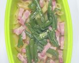 ベーコンと青唐辛子のレンジでパスタ作り方6写真