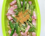 ベーコンと青唐辛子のレンジでパスタ作り方4写真