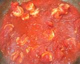 えびとホールトマトのバジルが香るパスタ作り方4写真