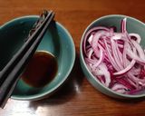 雪松餃子でつくる焼き餃子の南蛮漬け風作り方1写真