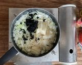 冷製でも美味⭐︎さば缶汁のゴマこくスープ作り方2写真