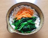ごま香る!ほうれん草とにんじんの白和え作り方4写真